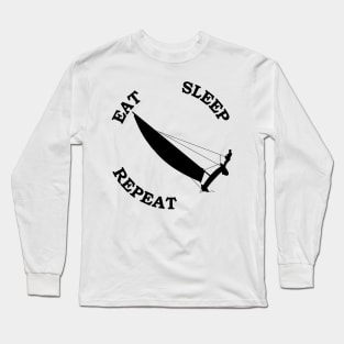 Eat Sleep Sail Repeat Long Sleeve T-Shirt